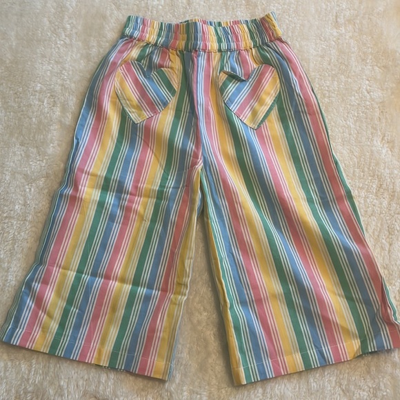 *NWOT* Kite Top/Bottom Rainbow 🌈 Striped Set, Girls Size 6 - Picture 4 of 6